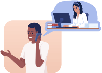 Telephone support